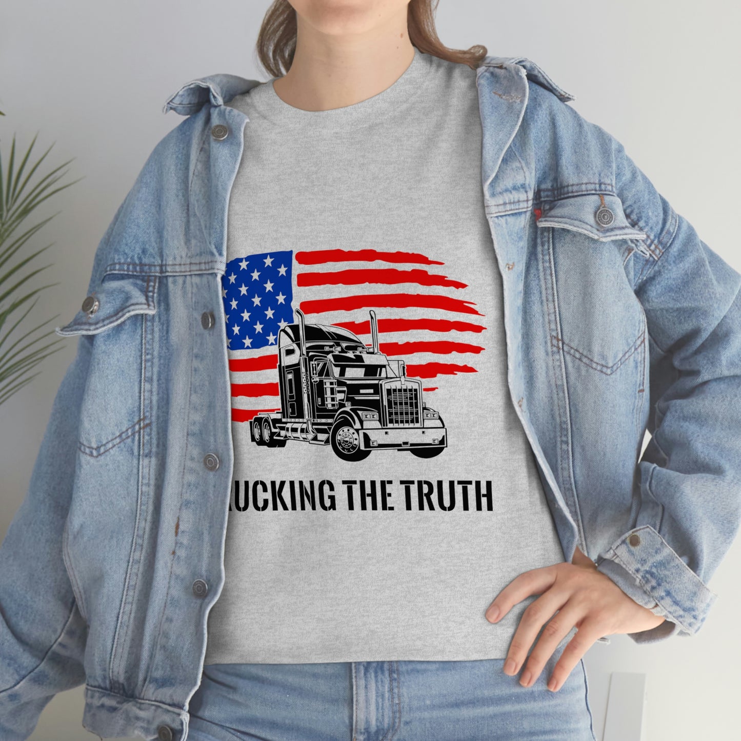 "Trucking the Truth" Unisex Heavy Cotton Tee