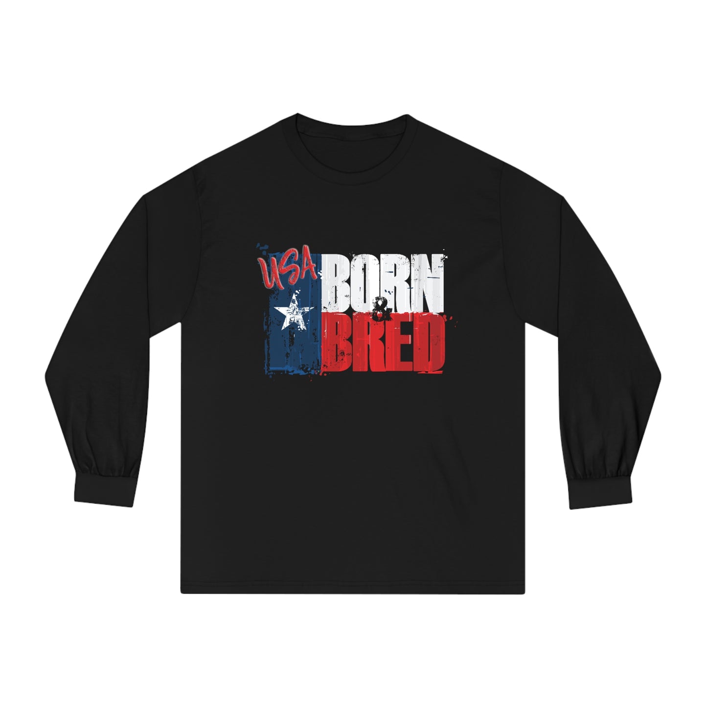 "USA Born & Bred"  Long-Sleeve Shirt
