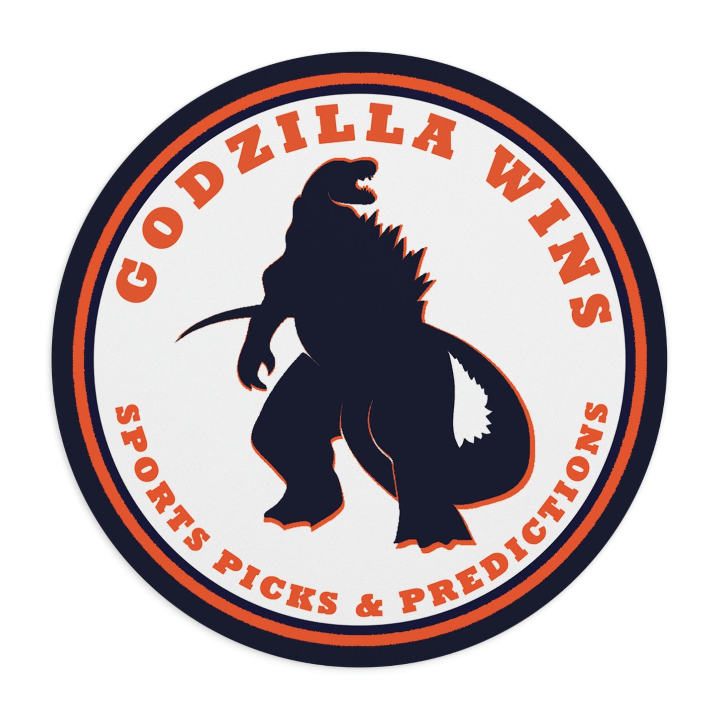 "Godzilla Wins" Mouse Pad