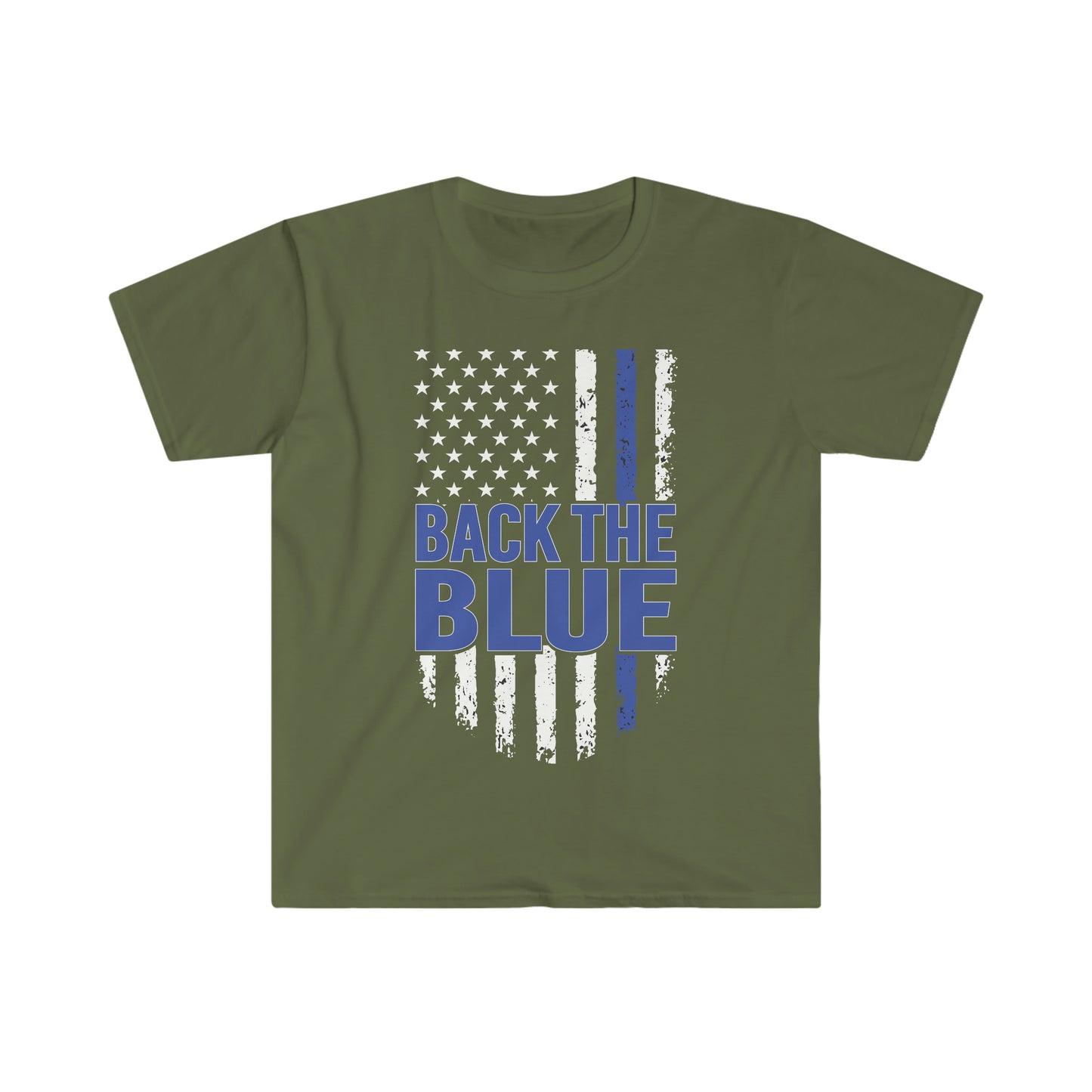 "Back the Blue"  Unisex Softstyle T-Shirt